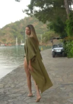 Fuji Yukata Khaki Green - Image 3