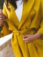 Umi Yukata Mustard - Image 2